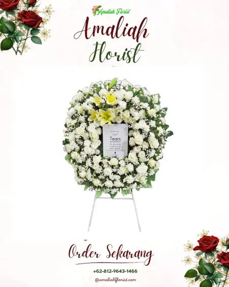 Krans Bunga Duka Teladan Barat