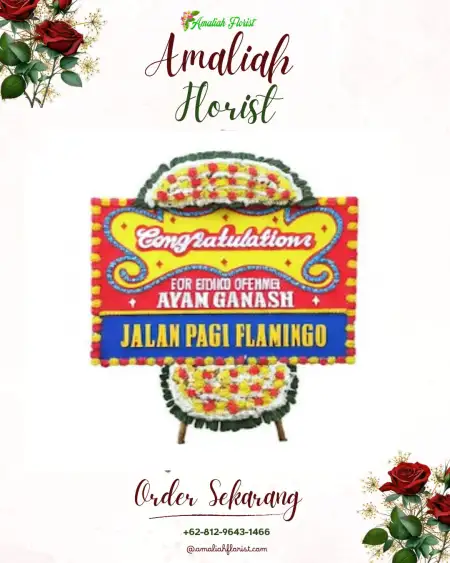 Sewa Papan Bunga Teladan Barat